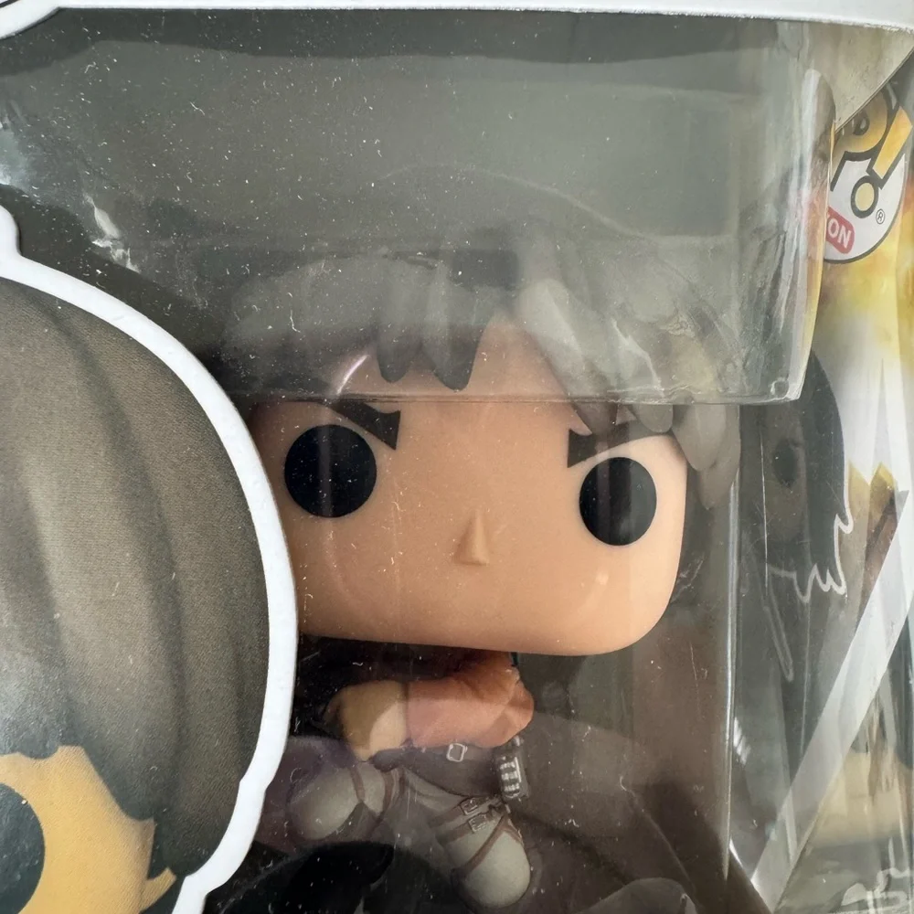 Funko Pop Attack on Titan Eren and Mikasa 1165 1166 New in Box - Picture 4 of 4
